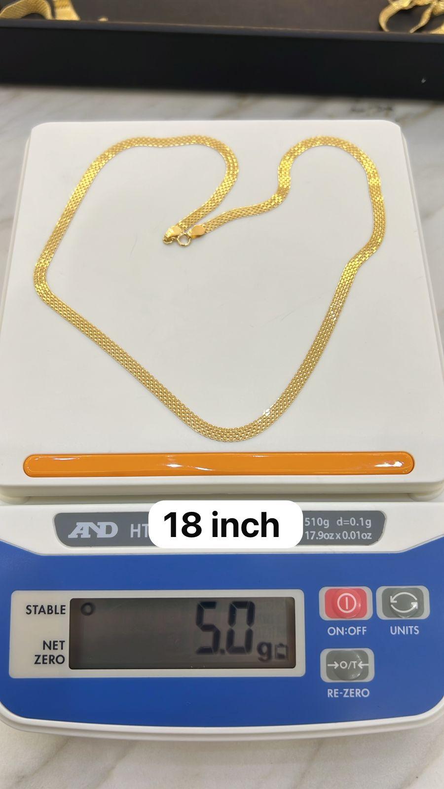 24K Pure Gold Bar Pendant