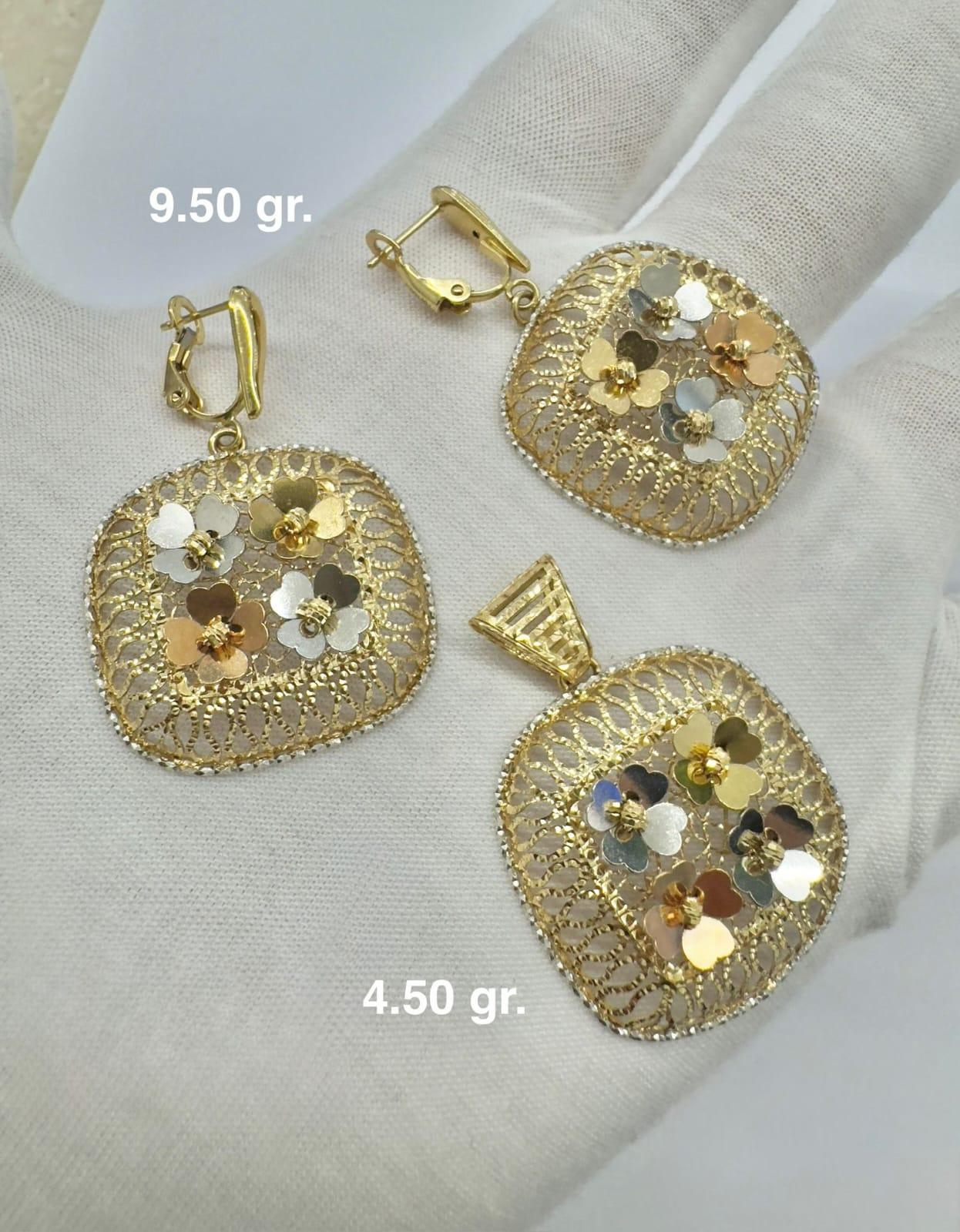 18K Gold Diamond Ring Set